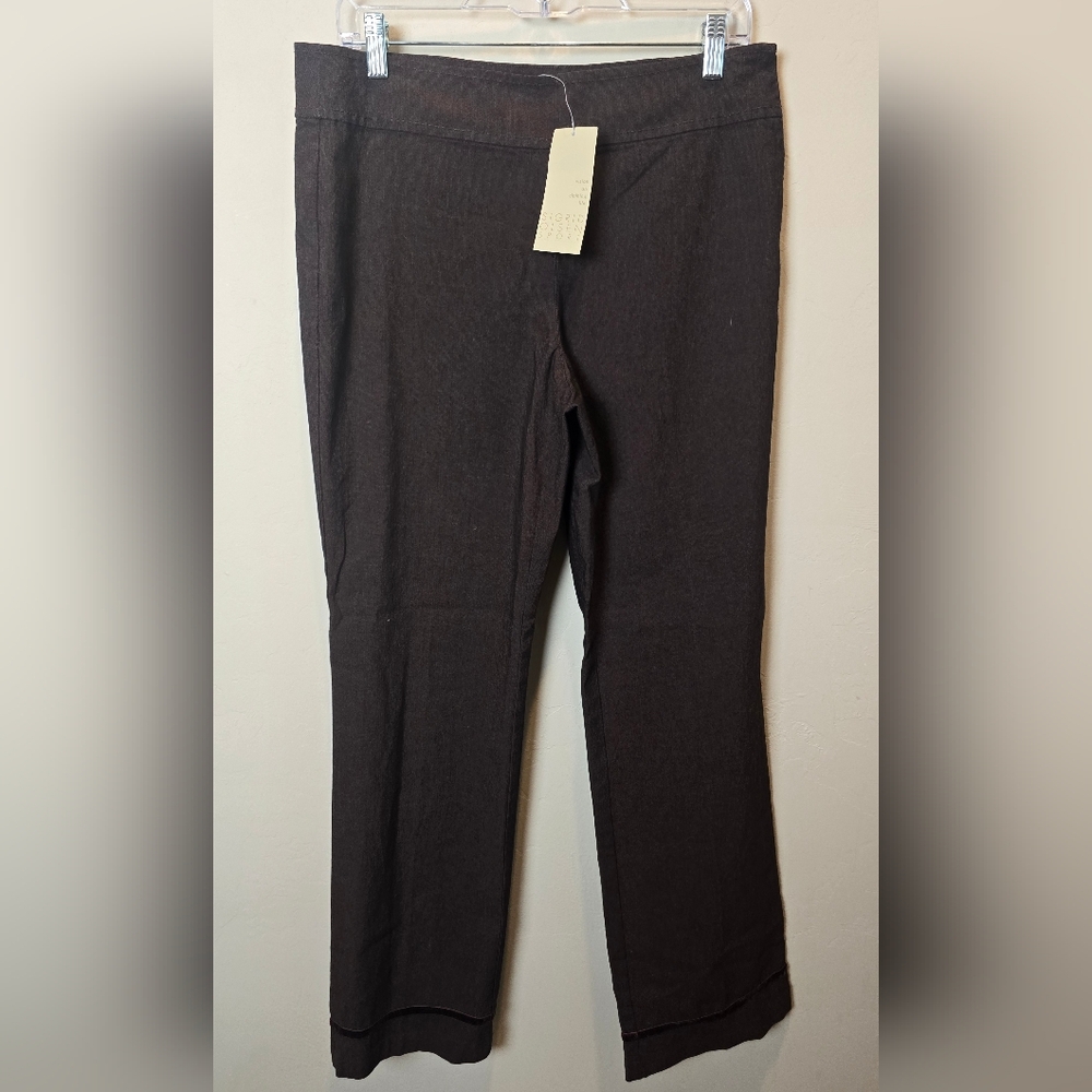 Sigrid Olsen Sport Women's Brown Straight-Leg Pants NWT